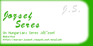 jozsef seres business card